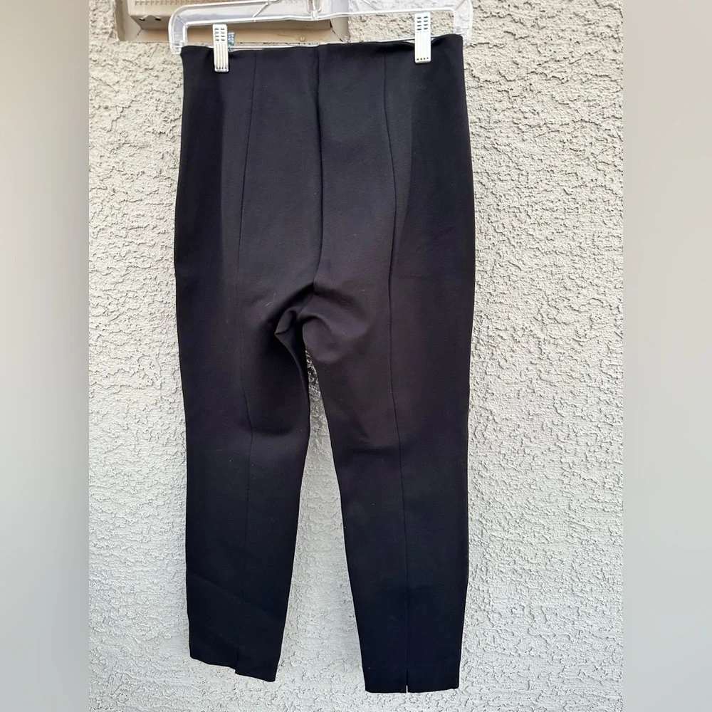 Quince Ultra Stretch Ponte Pintuck Black Ankle Pants, Size M, Pristine Like New! - Picture 14 of 15
